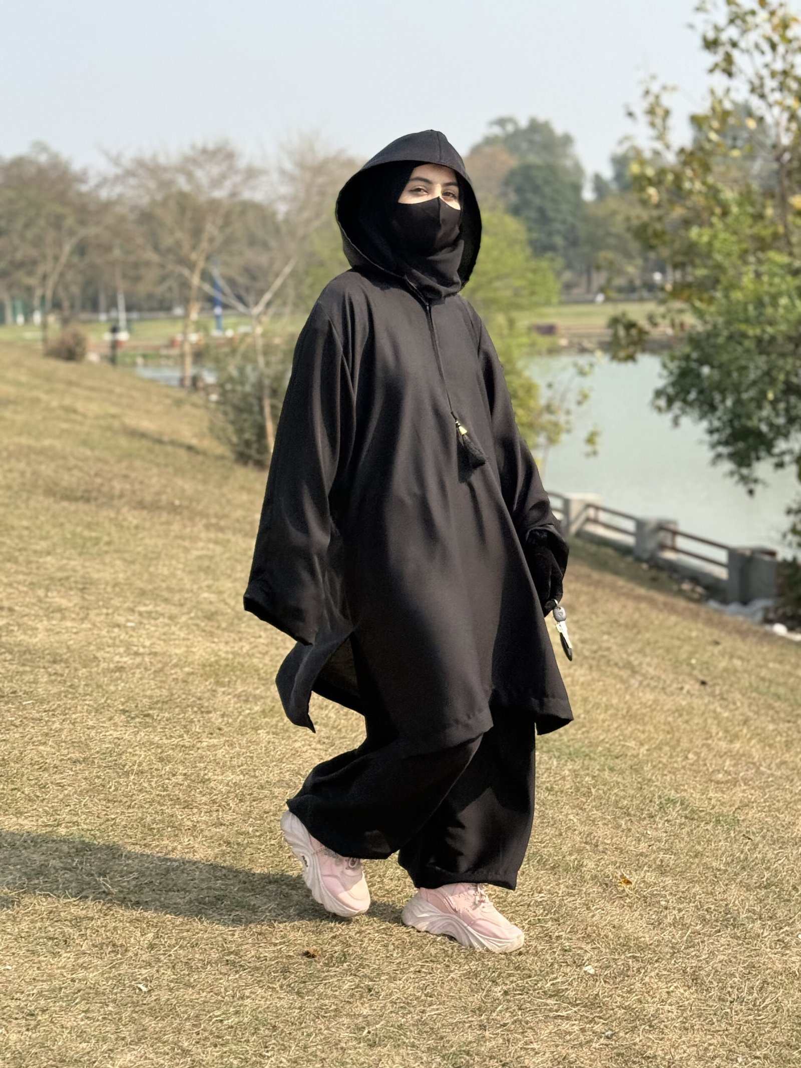 Urban Stealth Biker Hoodie Set - Image 4