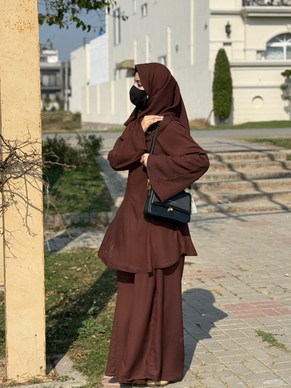 Ayzal Chocolate Brown Co-ord Set - Image 2