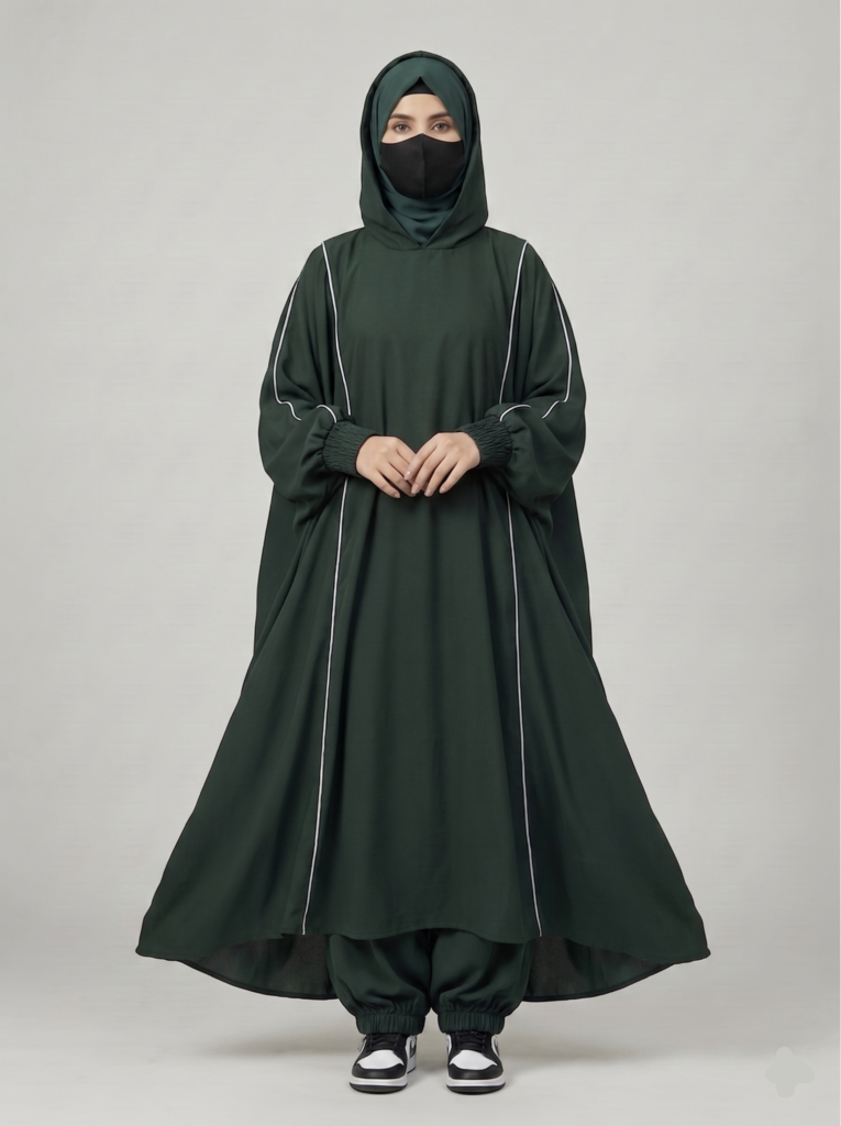 Full Set Modest Gym Abaya & Trouser